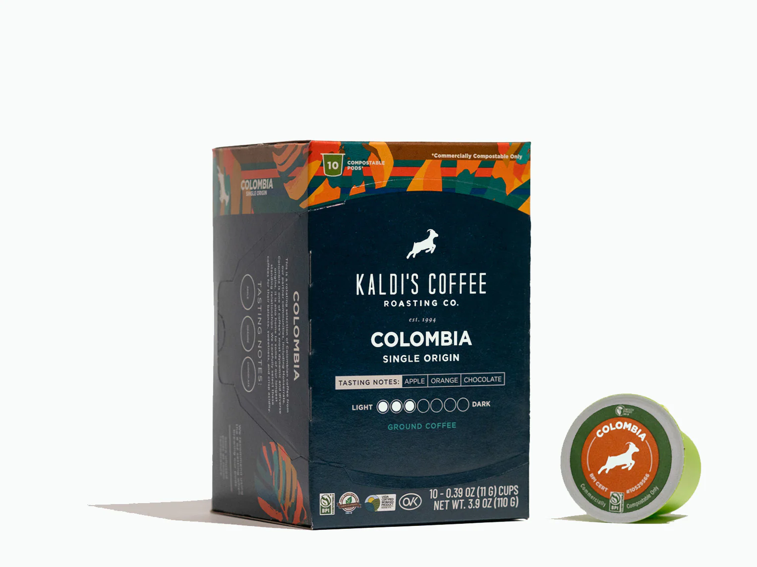 Colombia Single Origin Coffee Pods, 10/pack - Image 3