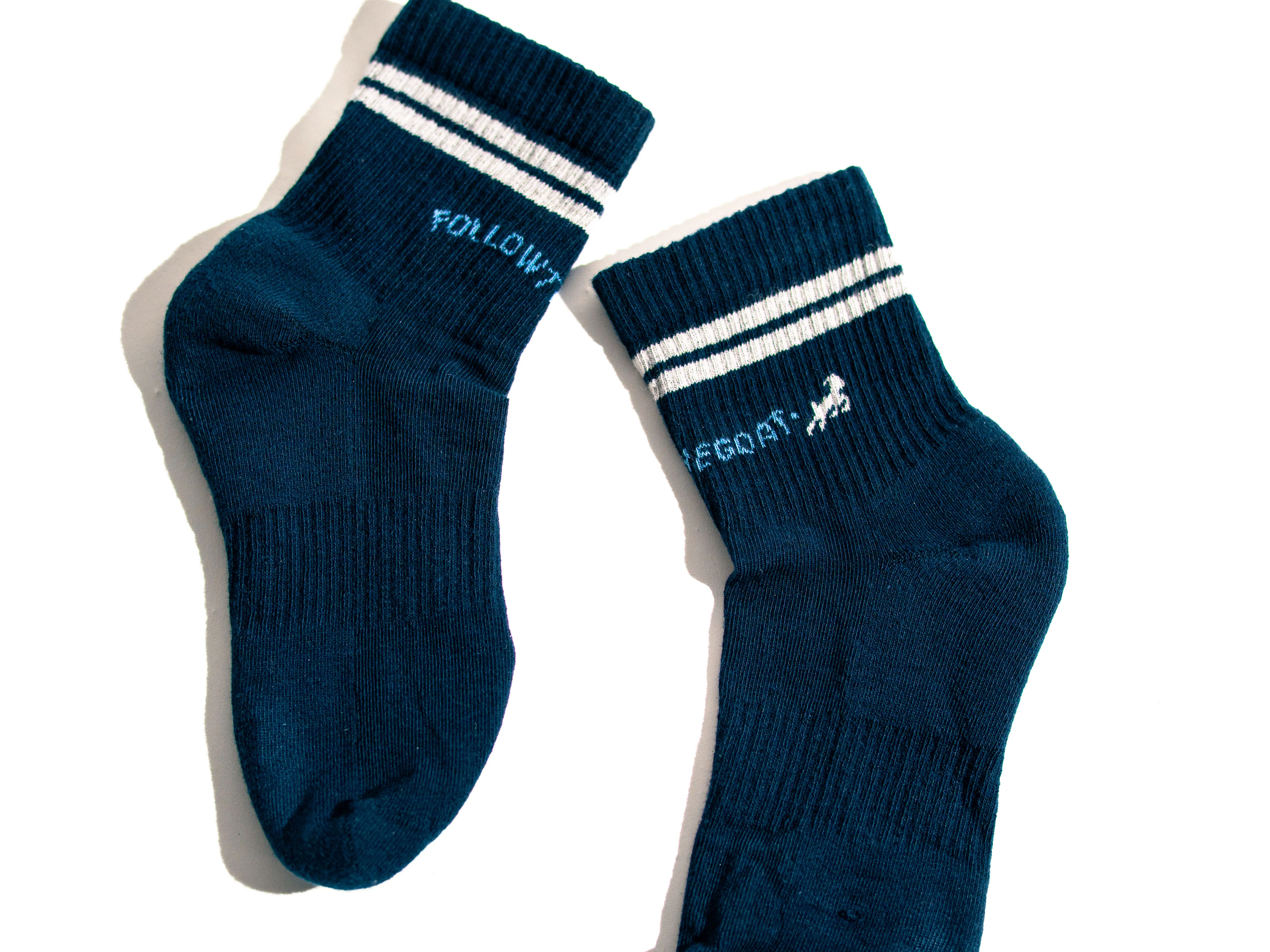 FollowtheGoat Athletic Quarter Crew Socks - Image 3